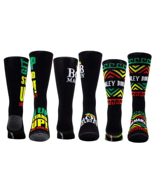 Bas - Bob Marley Coffret Cadeau 3 Paires
