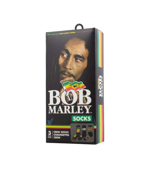 Bas - Bob Marley Coffret Cadeau 3 Paires