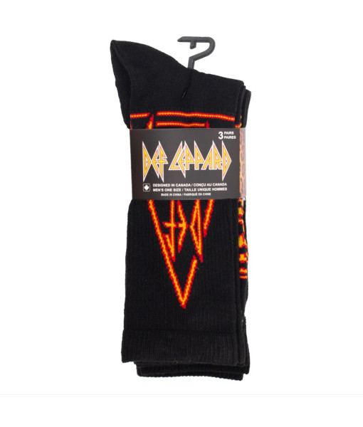 Bas - Def Leppard Multipack 3 Paires