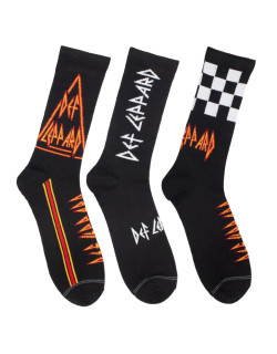 Bas - Def Leppard Multipack 3 Paires