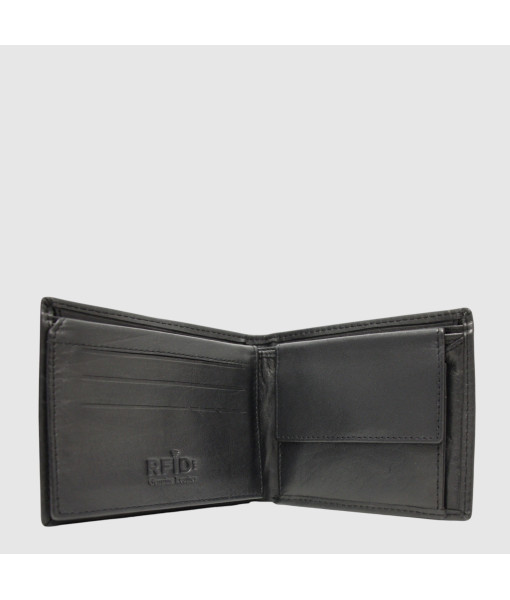 Portefeuille Cuir Noir