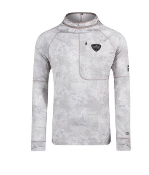 Hoodie Omble Homme Gris Blanc Hugo Strong
