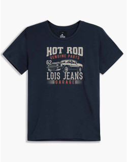 T-shirt - Hot Rod Navy