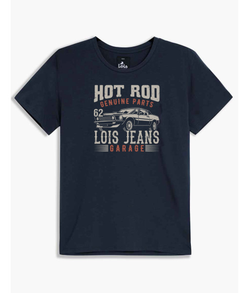 T-shirt - Hot Rod Navy