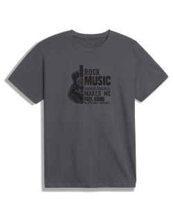 T-shirt - Rock Music Charcoal Mix