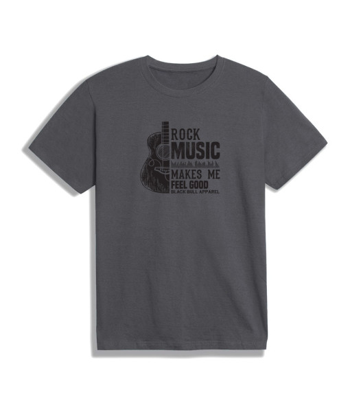 T-shirt - Rock Music Charcoal Mix