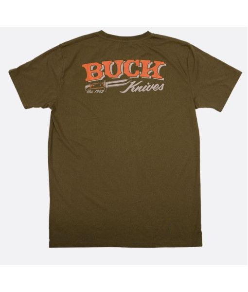 T-shirt Buck Vert Armee