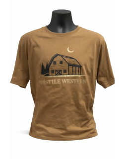 Tshirt - Hostile Western - Brun
