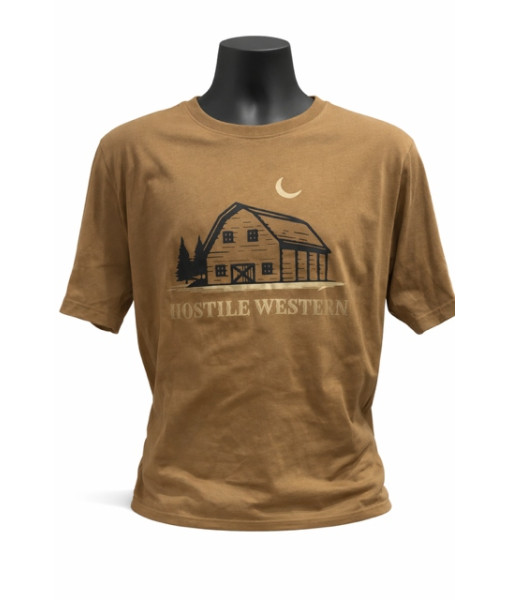 Tshirt - Hostile Western - Brun