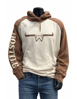 Hoodie - Hostile - Beige/brun
