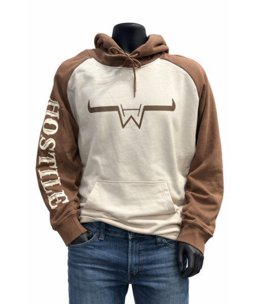 Hoodie - Hostile - Beige/brun