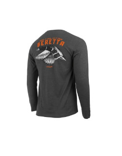 T-shirt Highball Beretta Charcoal Mahces Longues