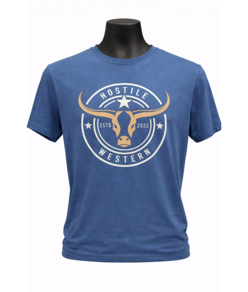 Tshirt - Hostile - Bleu