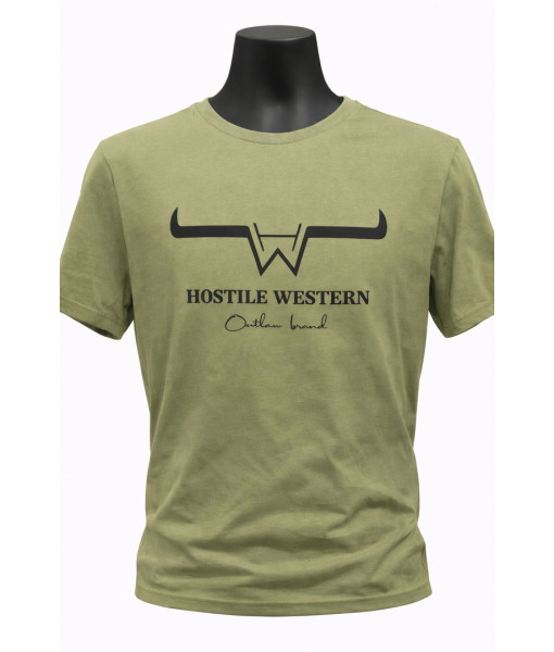 Tshirt - Hostile Western - Vert