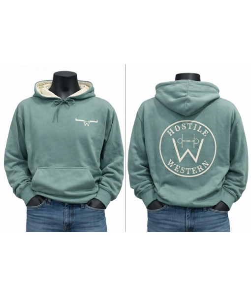 Hoodie - Hostile - Aqua Beige