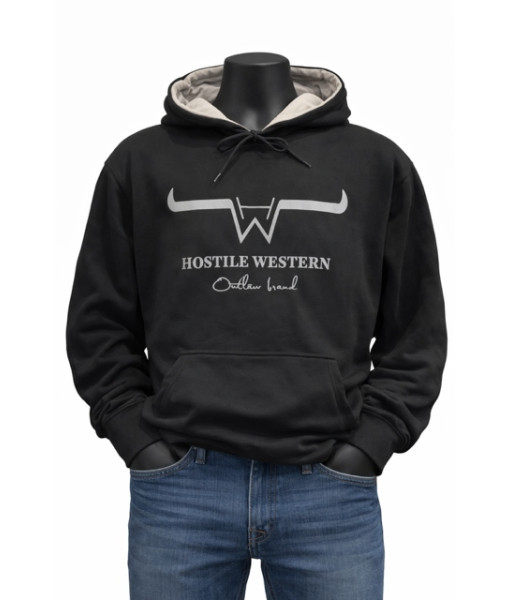 Hoodie - Hostile Western - Noir