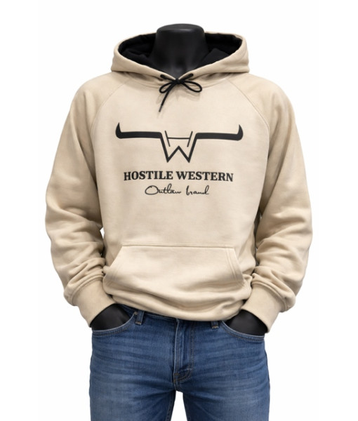 Hoodie - Hostile Western - Sable/Noir