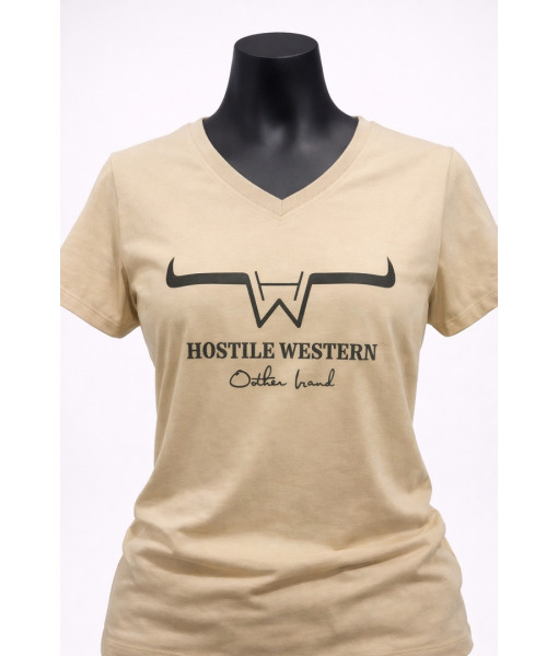 Tshirt - Hostile Western - Femme
