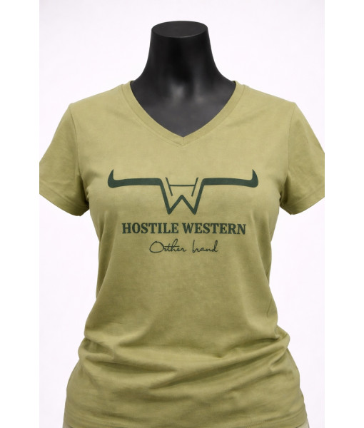 Tshirt - Hostile Western - Femme