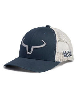 Casquette Rancher Marine/mesh Silver