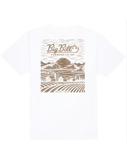 T-shirt Farmer Co-op Blanc