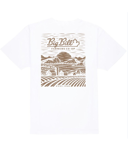 T-shirt Farmer Co-op Blanc