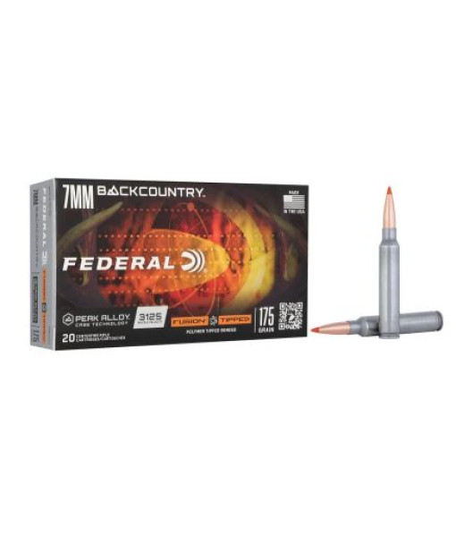 Balles 7mm Backcountry 175g Fusion Tipped